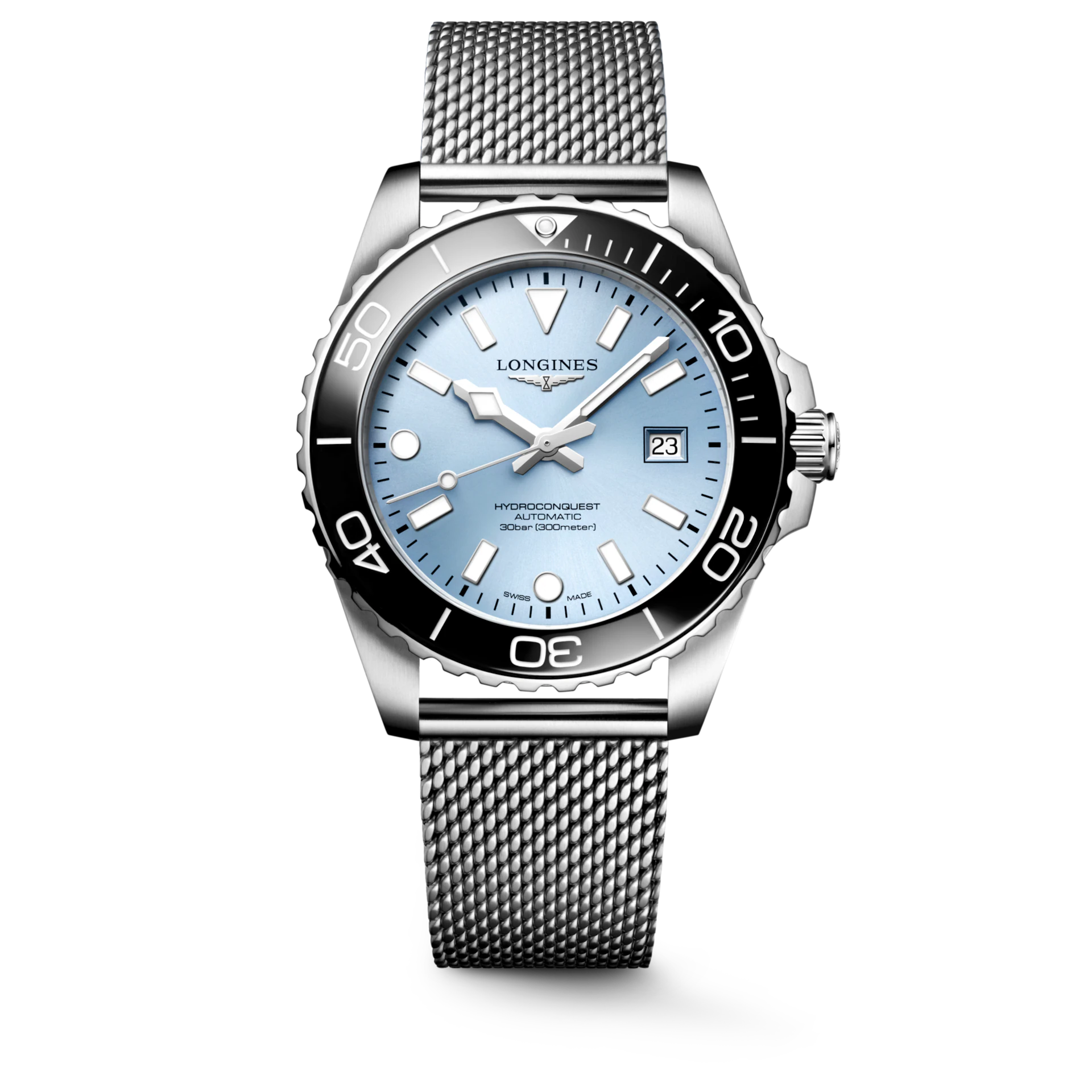 Longines HydroConquest Frosted Blue Sunray Dial Men 42mm L37884996