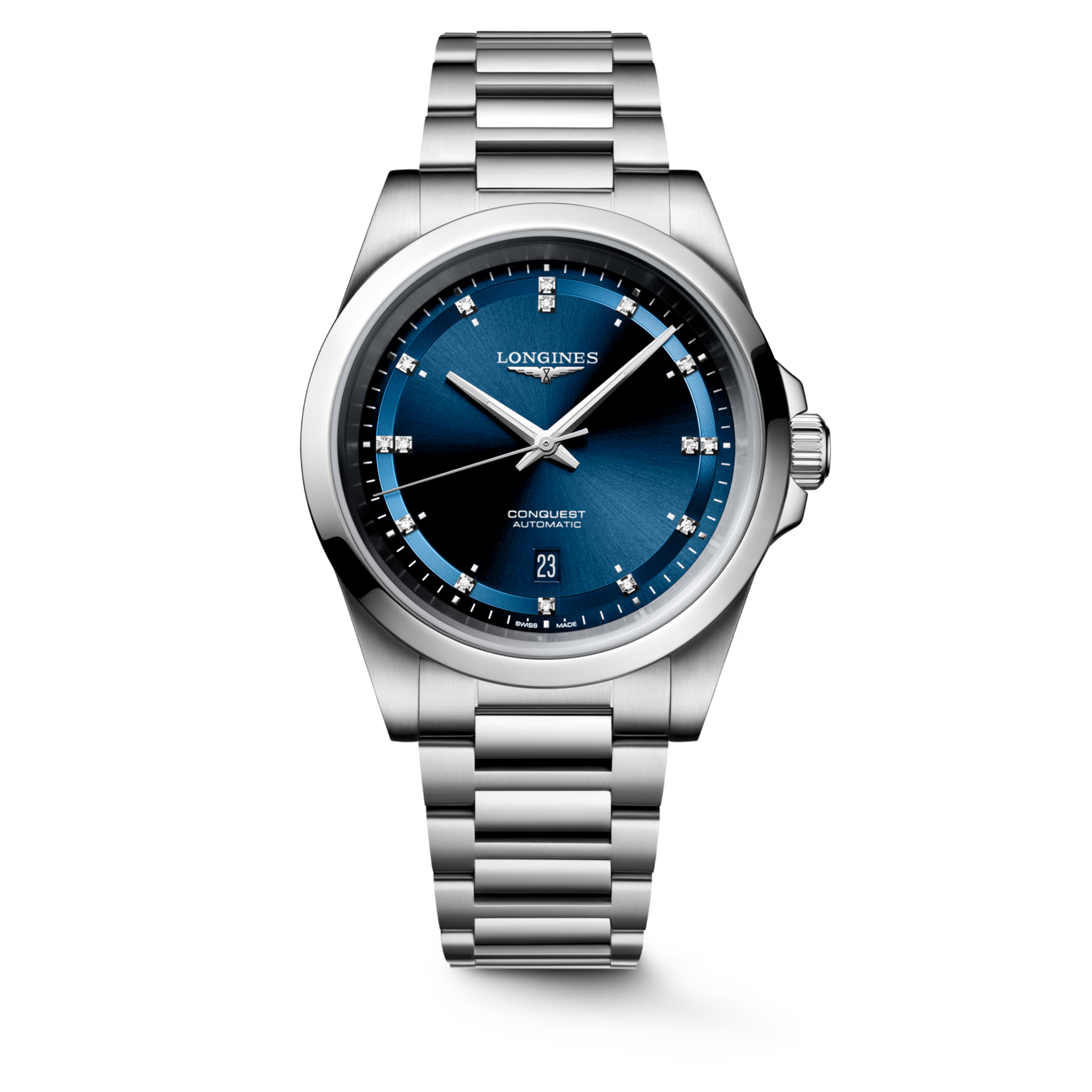 Longines Conquest Sunray Blue Dial Men 41mm L38304976