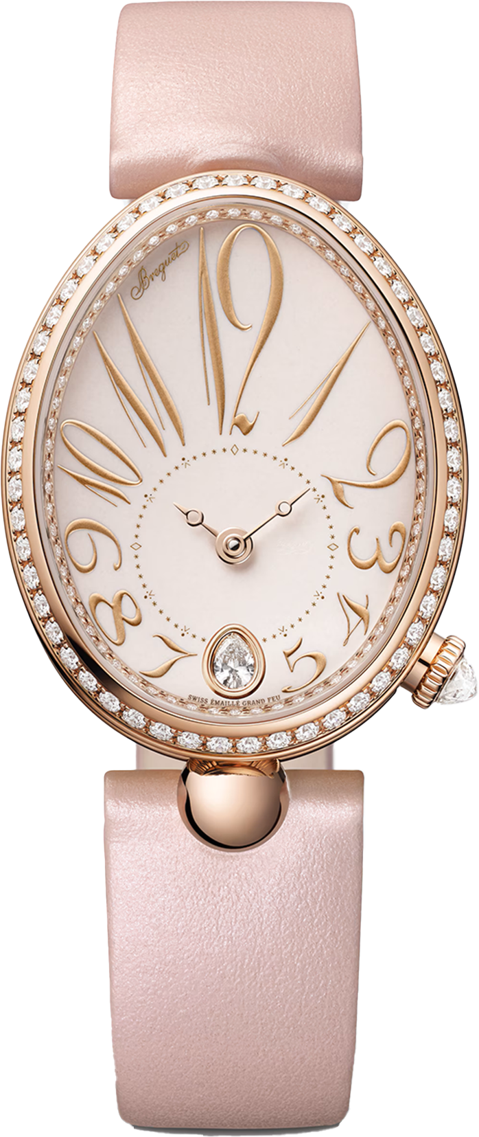 Breguet Reine De Naples 8918 White Enamel Dial Women 36.50 mm