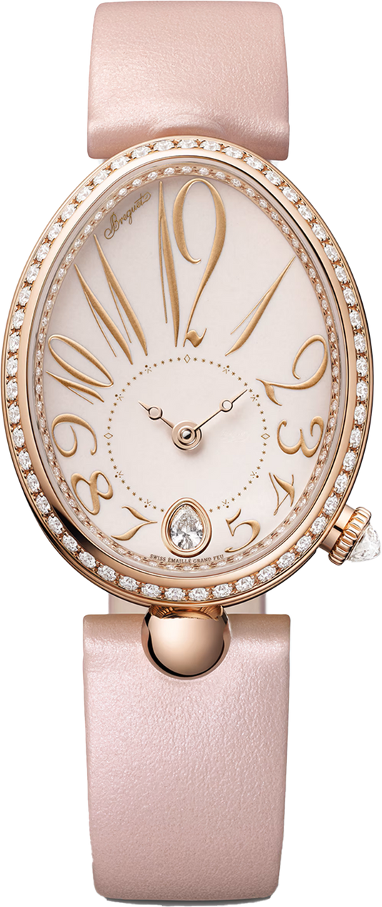 Breguet Reine De Naples 8918 White Enamel Dial Women 36.50 mm