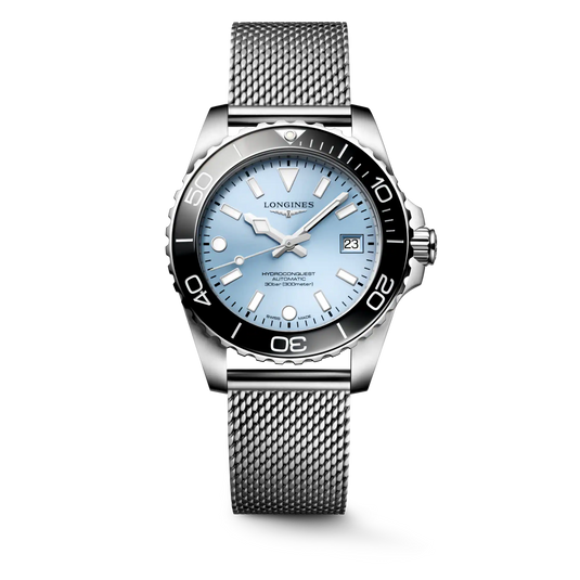 Longines HydroConquest Frosted Blue Sunray Dial Men 39mm L37794996