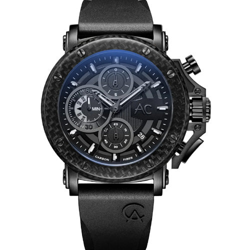 Alexandre Christie Black Dial Men 47mm 9205MCREPBAGL