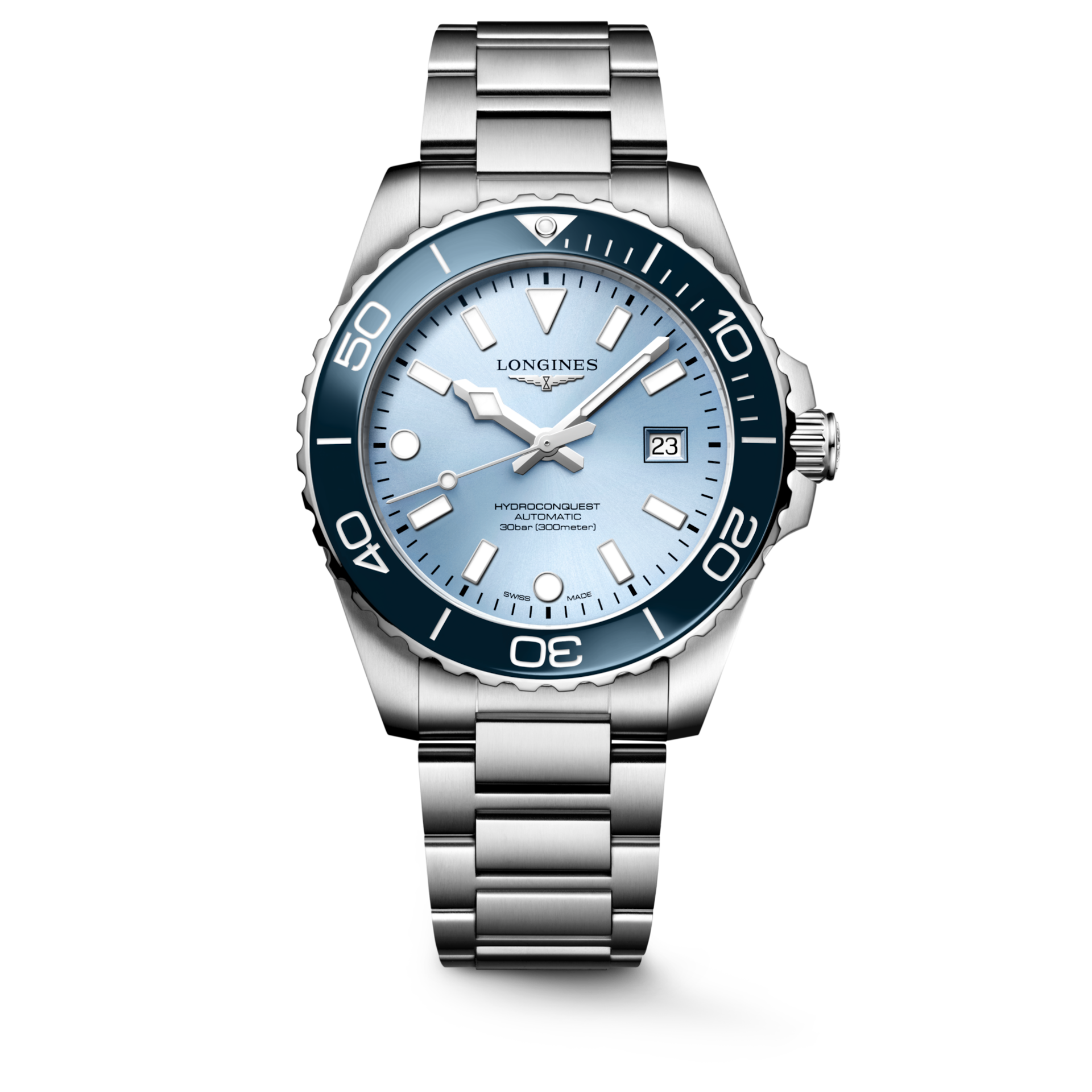 Longines HydroConquest Exclusive Edition Frosted Blue Sunray Dial Men 42mm L37884986