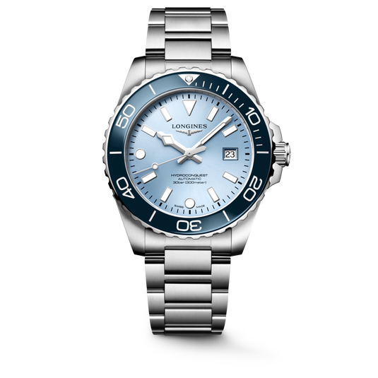 Longines HydroConquest Exclusive Edition Frosted Blue Sunray Dial Men 42mm L37884986