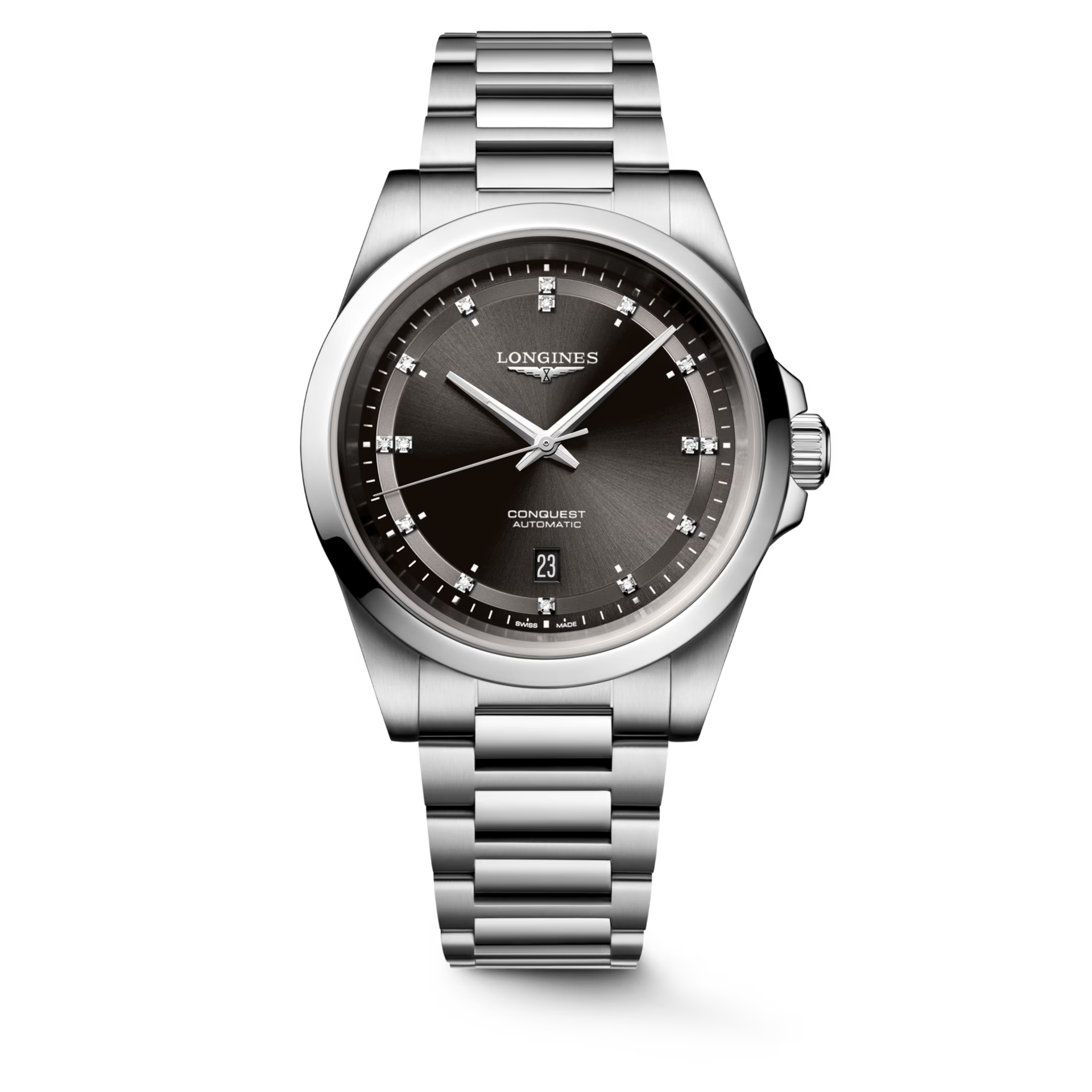 Longines Conquest Sunray black Dial Men 41mm L38304576