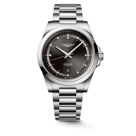 Longines Conquest Sunray black Dial Men 41mm L38304576