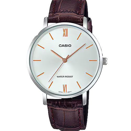 Casio Enticer LTP-VT01 series Silver Dial Women 34mm A1628 LTP-VT01L-7B2