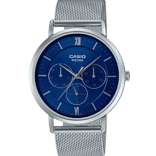 Casio Enticer MTP-B300 series Blue Dial Men 40mm A1921 MTP-B300M-2AV