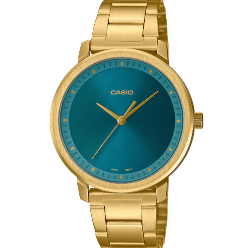 Casio Enticer Standard Green Dial Men 33.9mm A1939 LTP-B115G-3EV