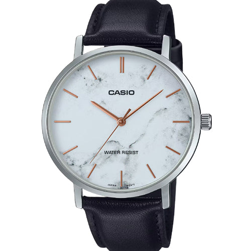 Casio Enticer Standard White Dial Men 40mm A2352 MTP-VT01LM-7A