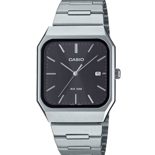 Casio Enticer Standard Black Dial Men 32.5mm A2465 MTP-B185D-1AV