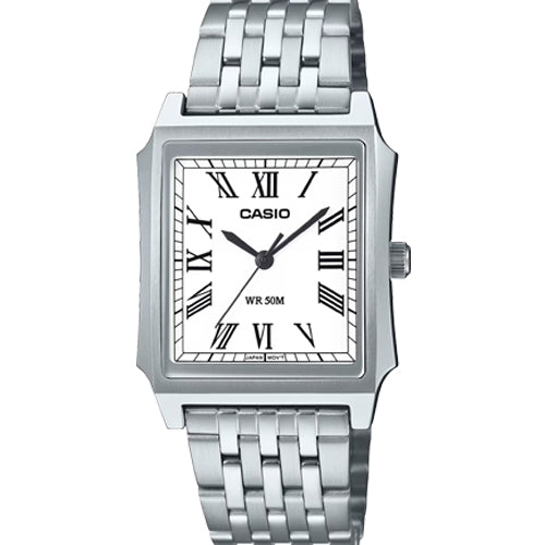 Casio Enticer Standard White Dial Men 31.5mm A2472 MTP-B190D-7BV