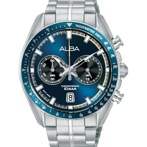 Alba Signa Blue Dial Men 44mm A4B017X1