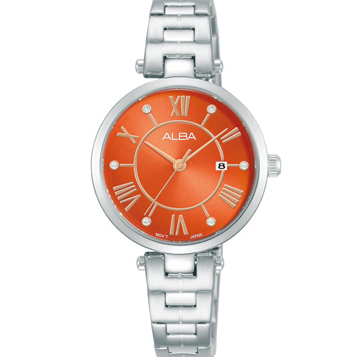 Alba Fashion Orange Dial Women 29mm AH7AN9X1