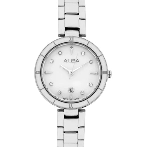 Alba Fashion White Mother-Of-Pearl Dial Women 30mm AH7AX3X1