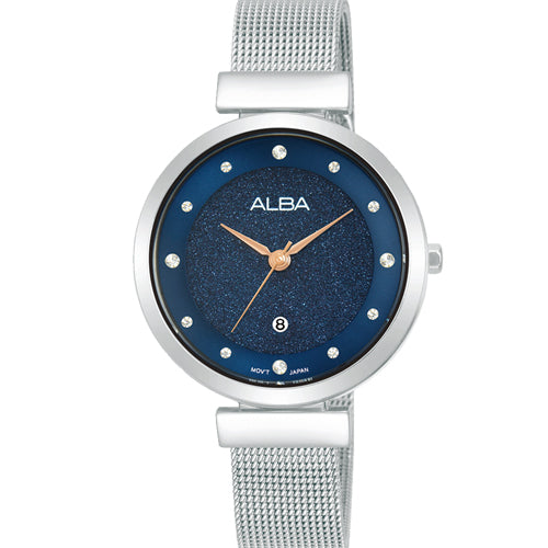 Alba Fashion Blue Dial Women 32mm AH7CA3X1