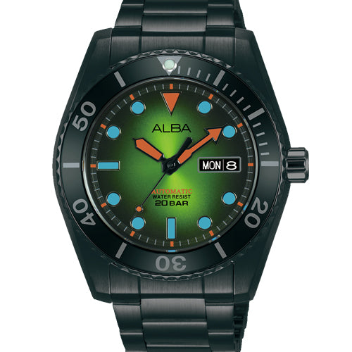 Alba Sports  Green Dial Men 43mm AL4285X1