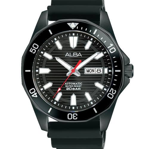 Alba Automatic Black Dial Men 43mm AL4463X1