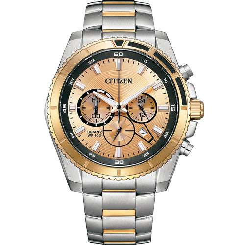 Citizen Sport Gold Dial Men 46.4mm AN8204-59X