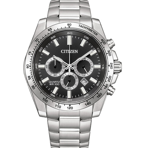 Citizen Sports Black Dial Men 44mm AN8230-59E