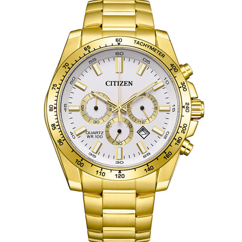 Citizen Quartz White Dial Men 44mm AN8232-53A