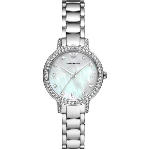 Emporio Armani Cleo White Mother-Of-Pearl Dial Women 32mm AR11484