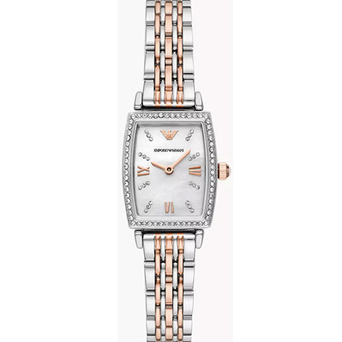 Emporio Armani Gianni T-Bar Mother-Of-Pearl Dial Women 26mm