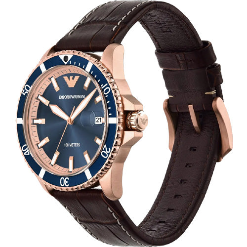 Emporio Armani Diver Blue Dial Men 42mm AR11556