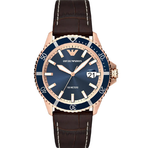 Emporio Armani Diver Blue Dial Men 42mm AR11556