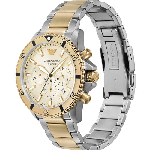Emporio Armani Explorer Cream Dial Men 43.5mm AR11606