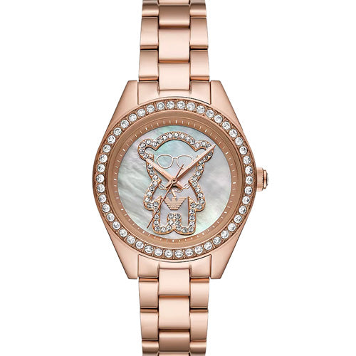 Emporio Armani Teddy White Mother-Of-Pearl Dial Women 36mm AR11613