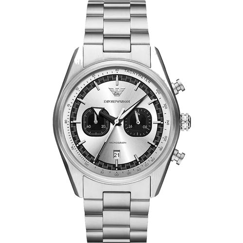 Emporio Armani Racer Silver Dial Men 42mm AR11636