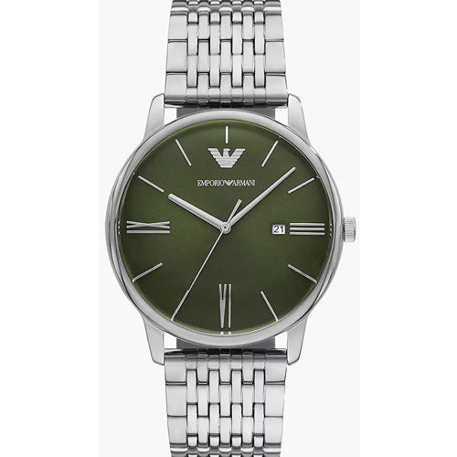 Emporio Armani Minimalist Green Dial Men 42mm AR11644