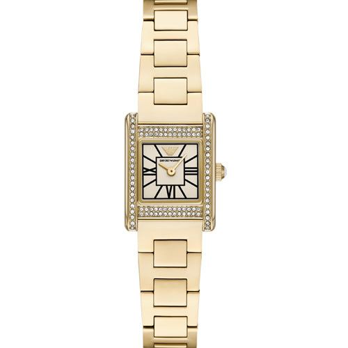 Emporio Armani Genni White Dial Women 20mm AR11663