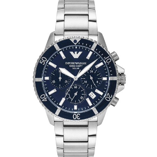 Emporio Armani World Explorer Blue Dial Men 43.5mm AR11681