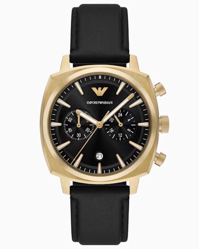 Emporio Armani Carlo Black Dial Men 40mm AR11690