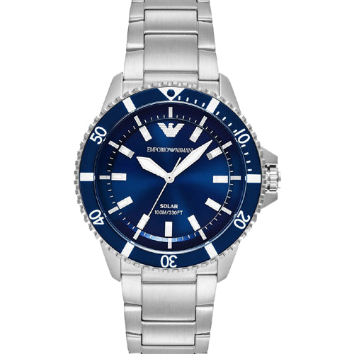 Emporio Armani World Explorer Blue Dial Men 42mm AR11697