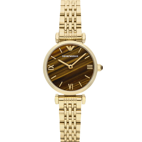 Emporio Armani Gianni T-Bar Brown Dial Women 28mm AR11703