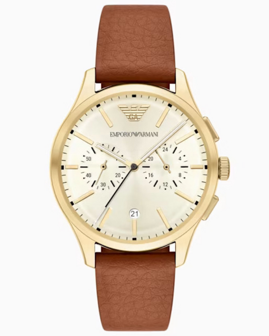 Emporio Armani Dario Cream Dial Men 42mm AR11714