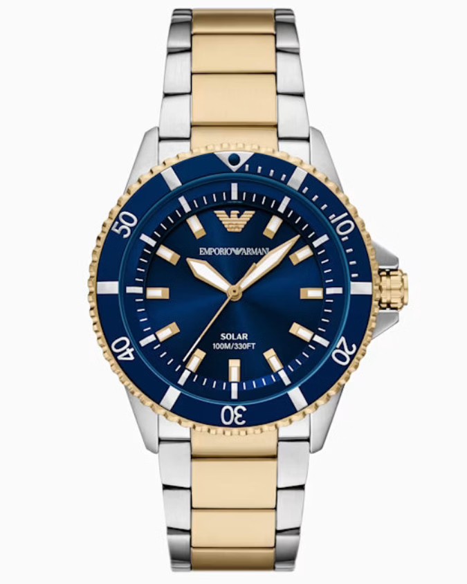 Emporio Armani World Explorer Blue Dial Men 42mm AR11738