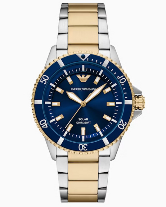Emporio Armani World Explorer Blue Dial Men 42mm AR11738