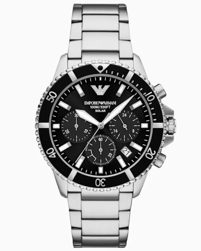 Emporio Armani World Explorer Black Dial Men 43mm AR11739