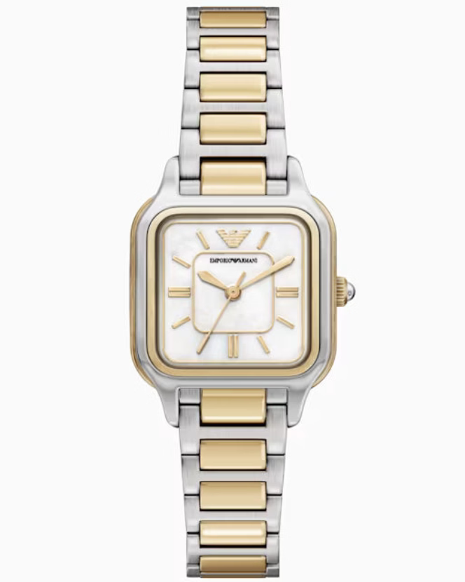 Emporio Armani Genni  White Mother-Of-Pearl Dial Women 35mm AR11745