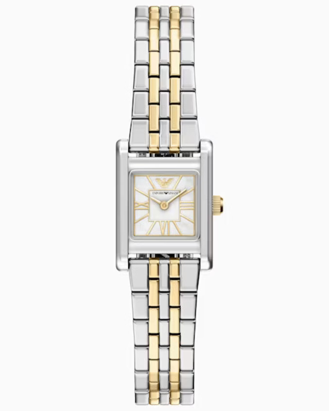 Emporio Armani Genni  White Mother-Of-Pearl Dial Women 26mm AR11763