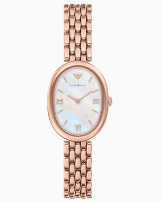 Emporio Armani Sinfonia White Mother-Of-Pearl Dial Women 34mm AR11775