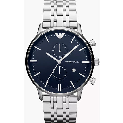 Emporio Armani Gianni Blue Dial Men 43mm AR1648