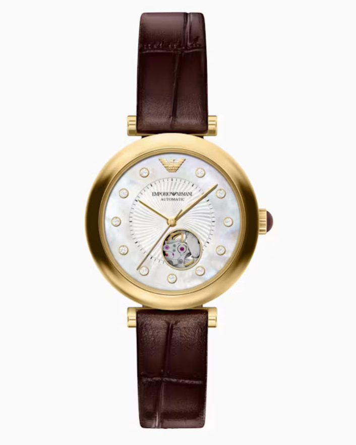 Emporio Armani Archelia  White Mother-Of-Pearl Dial Women 34mm AR60097