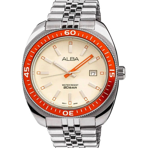 Alba Active Cream Dial Men 43mm AS9T89X1