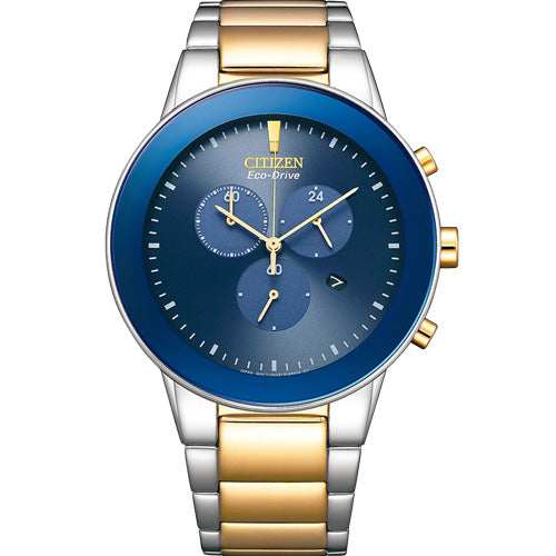 Citizen Eco-Drive Blue Dial Men 43mm AT2244-84L