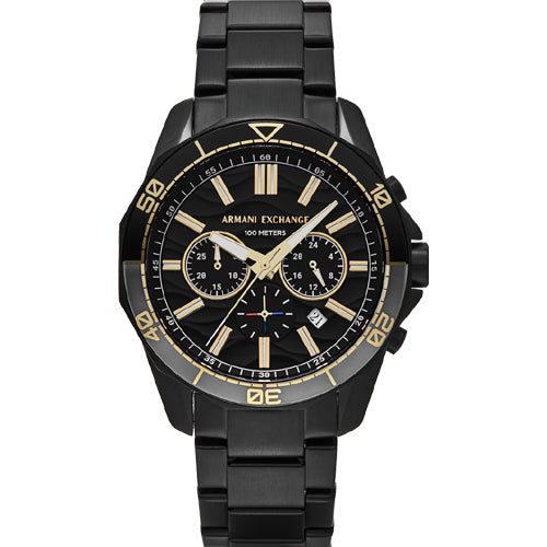 Armani Exchange Spencer Black Dial Men 44mm AX1963